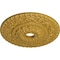 Ekena Millwork Vaduz Ceiling Medallion (Canopies up to 3 1/2"), 23 1/2"OD x 3 1/2"ID x 2 1/8"P, Iridescent Gold CM23VAIGS - alternate 3